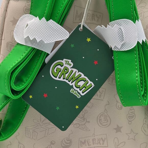 Loungefly Dr. Seuss How The Grinch Stole Christmas GITD Tree Mini Backpack Bag - Picture 7 of 11